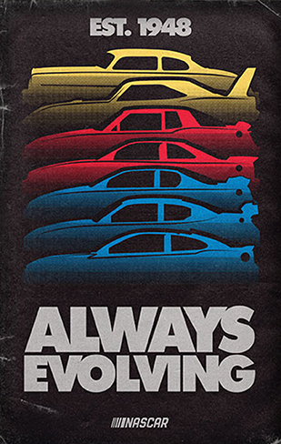 NASCAR Est. 1948 Poster  - 24'' x 36''