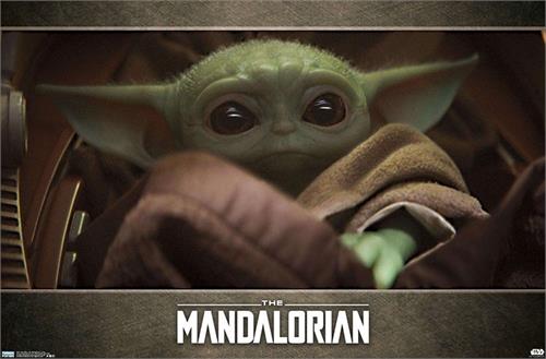 STAR WARS The Mandalorian - Baby Yoda Poster - 34'' x 22.375''