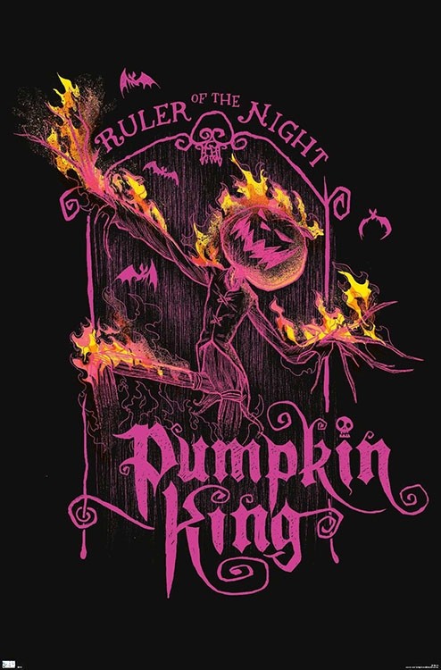 Disney Tim Burton's The Nightmare Before Christmas - RULER Neon Poster - 22.375'' x 34''