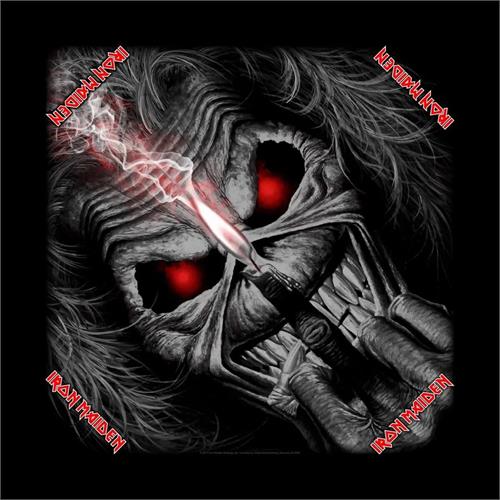 Iron Maiden - Eddie CANDLE Finger Cotton Bandana - 21'' x 21''