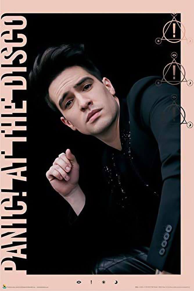 Panic! At The Disco - Pink FRAME Poster - 24'' X 36''