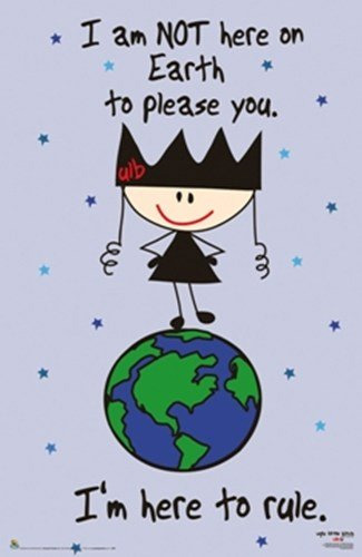 I'm Here To Rule  POSTER - 24'' X 36'' - Clearance POSTER