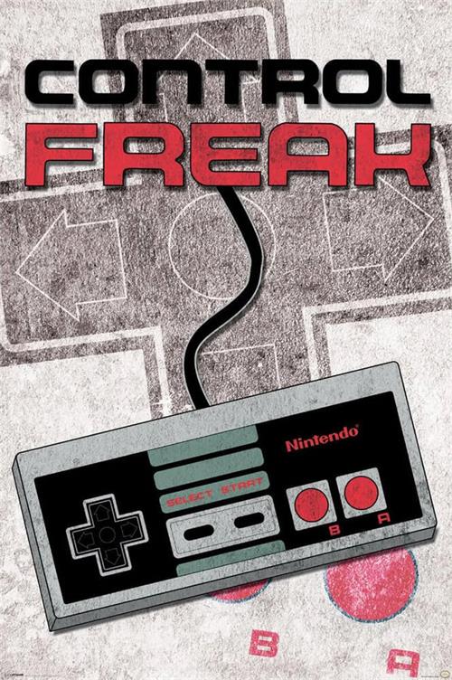 NINTENDO - Control Freak Poster  - 24'' x 36''