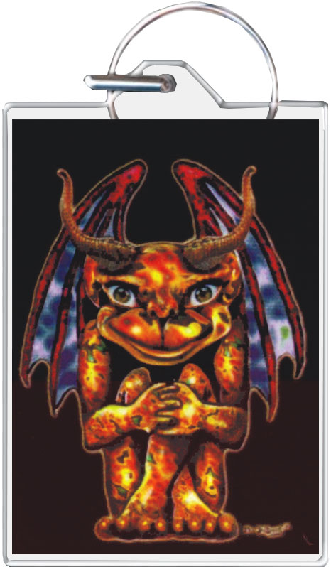 Gargoyle - Mike Dubois KEYCHAIN - 1.5'' X 2''