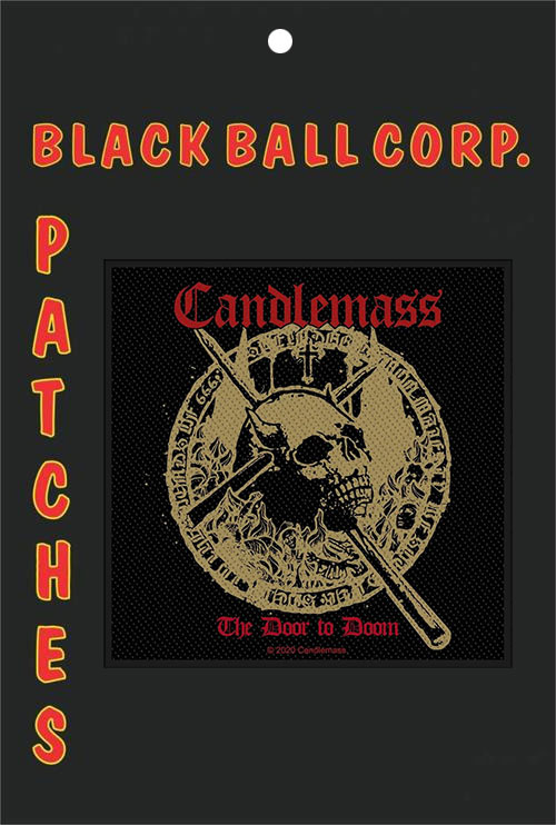 Candlemass -  The DOOR to Doom 4'' x 4'' Printed Woven Patch