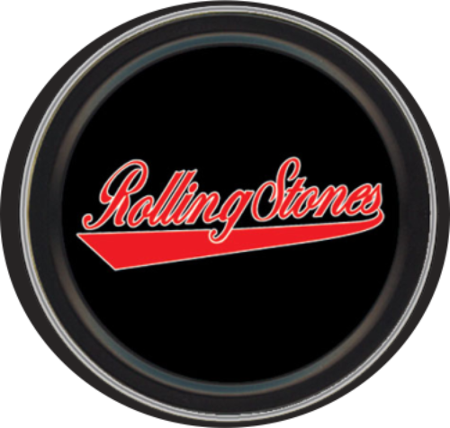 Rolling Stones BASEBALL Logo Round Stash Tin