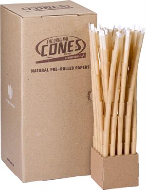 ConEs NAturAl UnBlEACHEd SmAll DE LuxE 1-1/4 (83mm) Bulk Box 900 ConEs