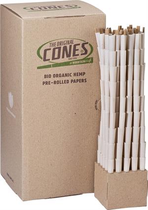 ConEs Bio OrgAniC HEmp SmAll DE LuxE 1-1/4  (83mm) Bulk Box 900 ConEs