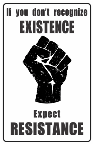 ''Expect Resistance Mini POSTER - 11'''' x 17''''''