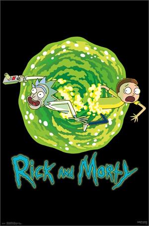 ''RICK And Morty - Portal Poster - 23'''' X 35''''''