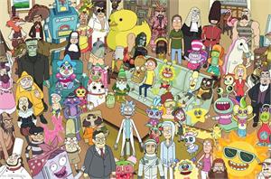 ''Rick And Morty - Group POSTER - 23'''' X 35''''''