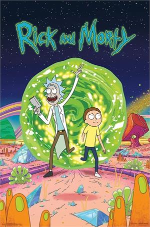 ''Rick And Morty - COVER Poster - 23'''' X 35''''''