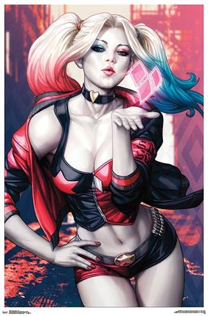 Harley Quinn Kiss POSTER - 22.375'' X 34''