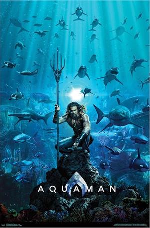 Aquaman One Sheet POSTER - 22.375'' X 34''