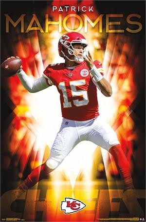 NFL Kansas City Chiefs Patrick Mahomes POSTER - 22.375'' x 34''