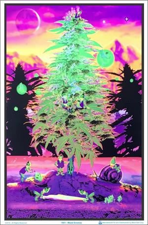 ''Weed Gnomes Black Light POSTER - 23'''' X 35''''''