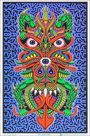 ''ANGEL Of Death By: Chris Dyer Flocked Black Light Poster - 23'''' x 35''''''