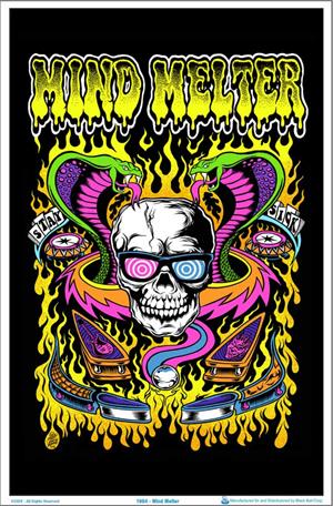 ''Mind Melter by Dirty Donny Blacklight POSTER - 23'''' x 35''''''