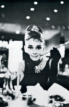 ''Audrey Hepburn Breakfast At Tiffany's POSTER - 24'''' X 36''''''