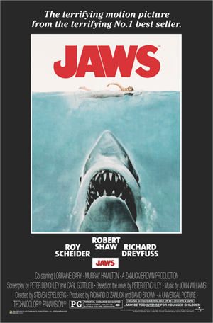 ''Jaws Movie Mini Poster - 11'''' x 17''''''