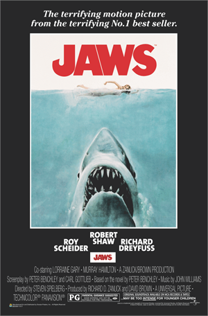 Jaws Movie Mini Poster - 11" x 17" Image