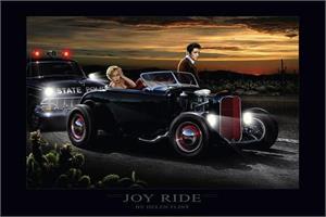 ''Joy Ride - ELVIS & Marilyn Monroe - By: Helen Flint Poster- 36'''' X 24''''''