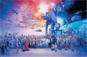 ''Star Wars Galaxy POSTER - 23'''' X 35''''''