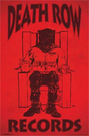 Death Row Records - 22.375'' x 34''