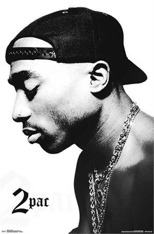 ''Tupac ''''2Pac'''' Profile Poster - 22.375'''' x 34''''''