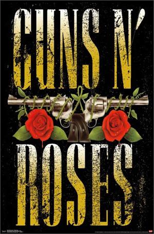 GUNs N' Roses - Stacked Logo Poster - 22.375'' x 34''