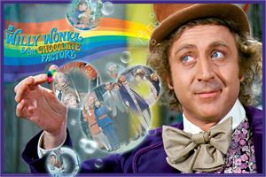 ''Willy Wonka - RAINBOW Poster - 36'''' x 24''''''