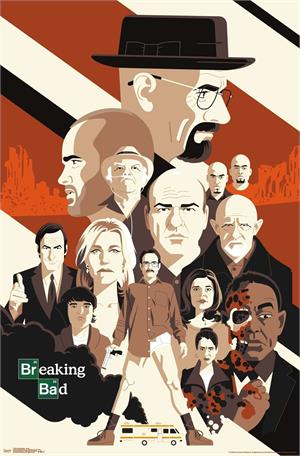 Breaking Bad - Group Poster - 22.375'' x 34''