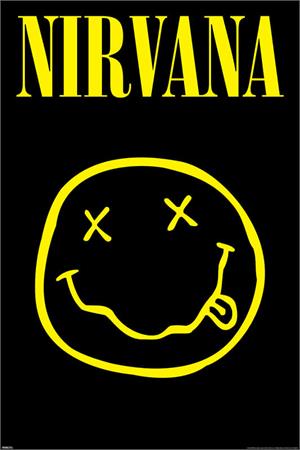 ''Nirvana Smiley Face POSTER - 24'''' x 36''''''