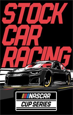''NASCAR Stock Car Racing Poster  - 24'''' x 36''''''