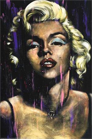 ''Marilyn Monroe CANDLE in the Wind by Stephen Fishwick Poster 24'''' x 36''''''
