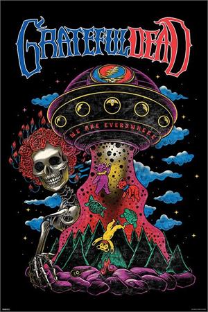 ''Grateful Dead UFO POSTER - 24'''' x 36''''''