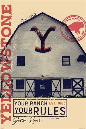 ''Yellowstone Poster - 24'''' x 36''''''