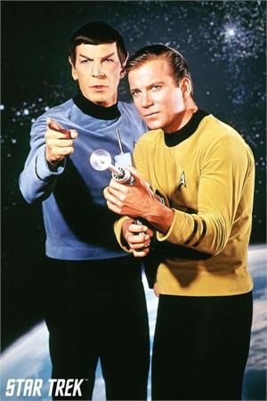 ''STAR TrEk - Spock And Kirk PostEr - 24'''' x 36''''''