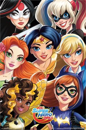 ''DC Super Hero Girls POSTER - 22.375'''' x 34''''''