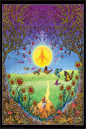 ''Back to the Garden of PEACE by Mike Dubois Poster - 24'''' x 36''''''