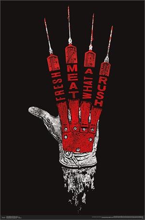 ''Nightmare on Elm Street - Hand Poster - 22.375'''' x 34''''''