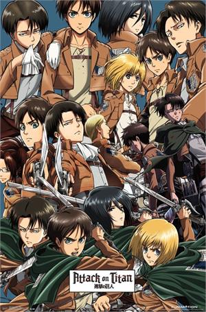 ''Attack on Titan - Collage POSTER - 22.375'''' x 34''''''