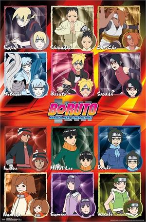 ''Boruto Naruto Next Generations - Grid POSTER - 22.375'''' x 34''''''