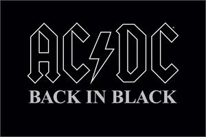 ''AC/DC Back in Black POSTER - 36'''' x 24''''''