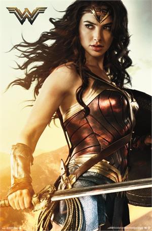 ''Wonder Woman - Shield Poster - 22.375'''' x 34''''''