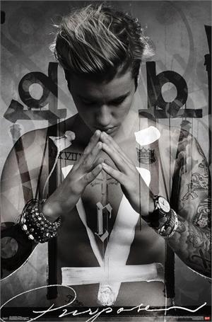 ''Justin Bieber - Purpose POSTER - 22.375'''' x 34''''''