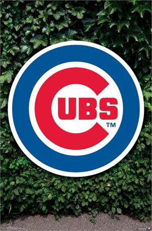 ''MLB Chicago Cubs - Logo POSTER - 22.375'''' x 34''''''