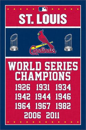 ''MLB St. Louis Cardinals - Champions POSTER - 22.375'''' x 34''''''