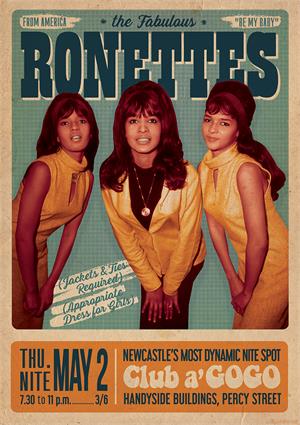''The Ronettes POSTER  - 23.5'''' x 33''''''