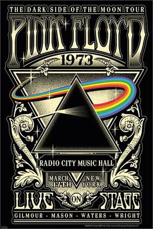 ''Pink Floyd Radio City Music Hall 1973 POSTER - 24'''' X 36''''''